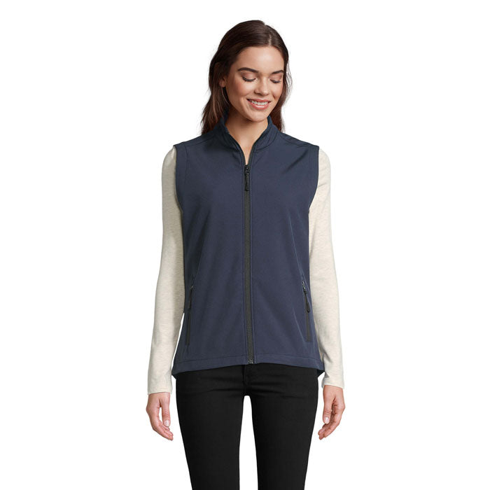Softshell sans manches femme personnalisable RACE BW WOMEN